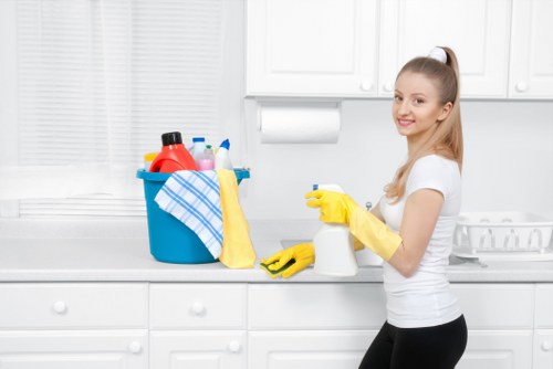 Technician removing stubborn stains from carpet in Carlisle